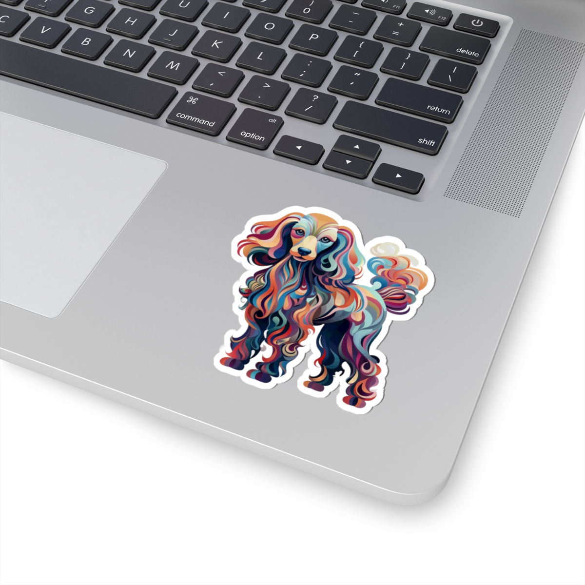 Art Nouveau Poodle - Sticker - context