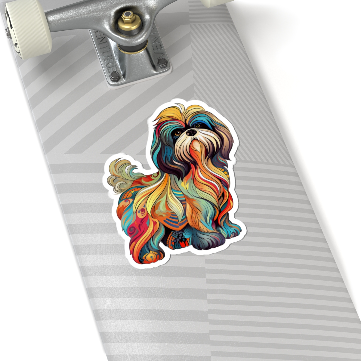 Art Nouveau Shih Tzu - Sticker - context