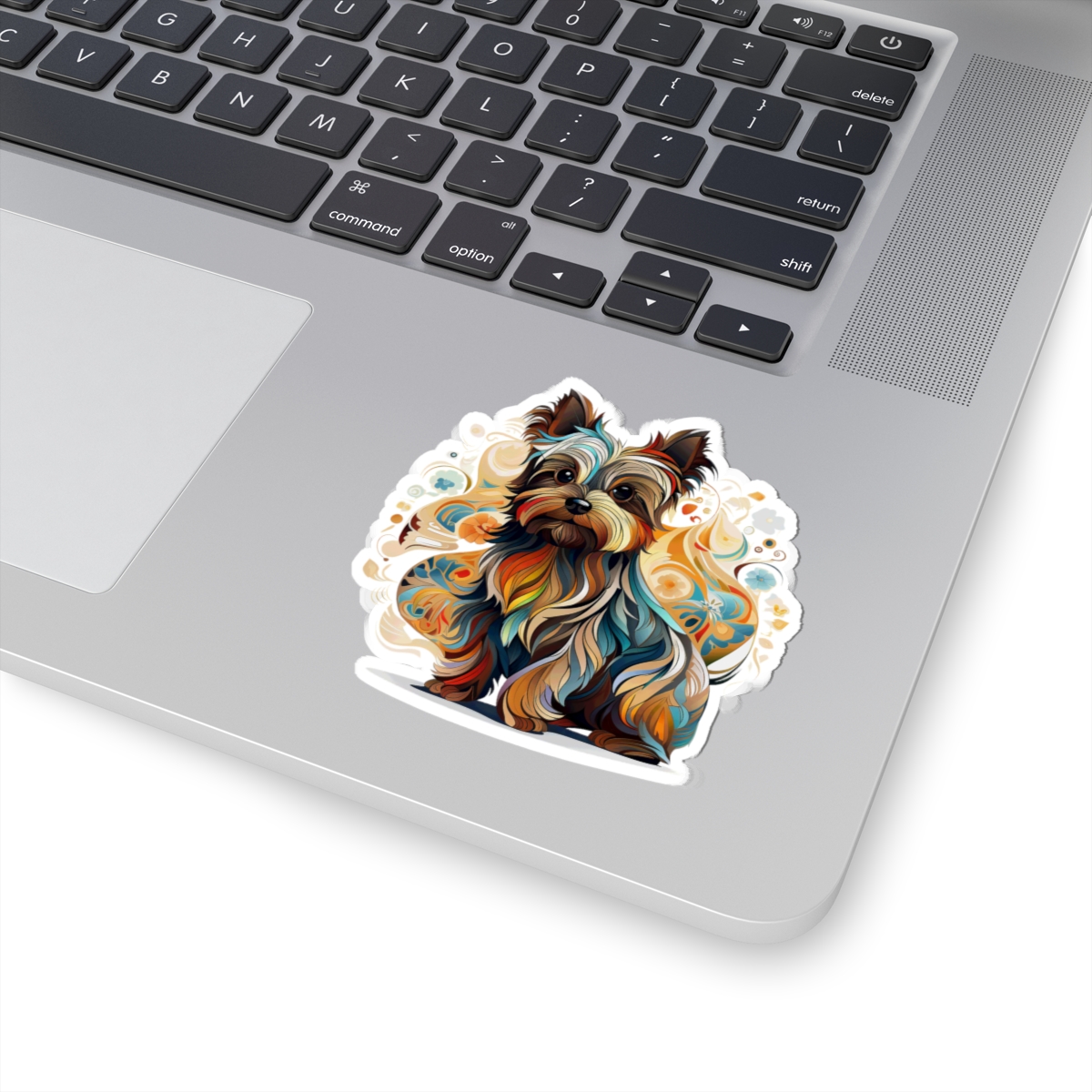 Art Nouveau Yorkshire Terrier - Sticker - context