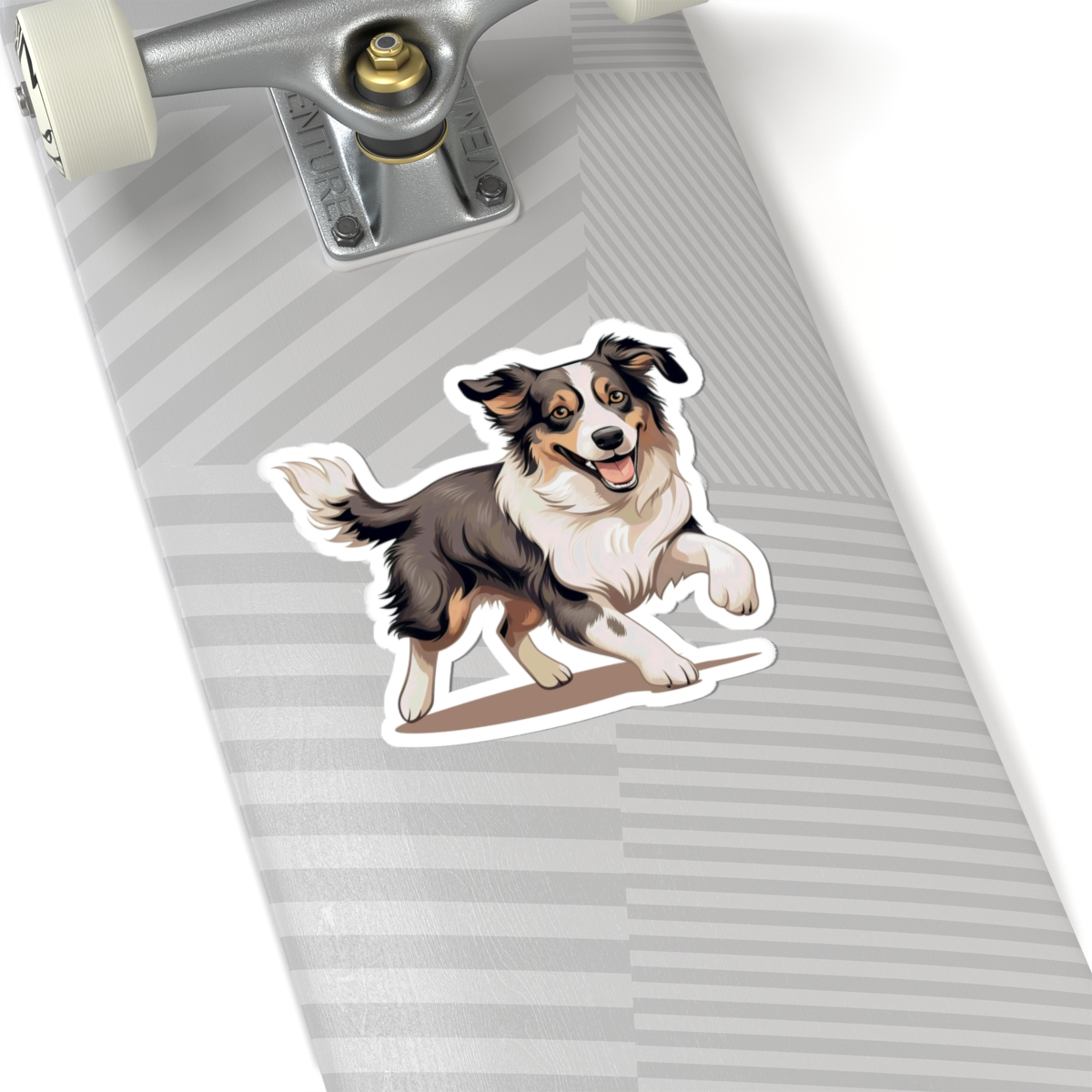 Playful Puppers Australian Shepherd - Sticker - context