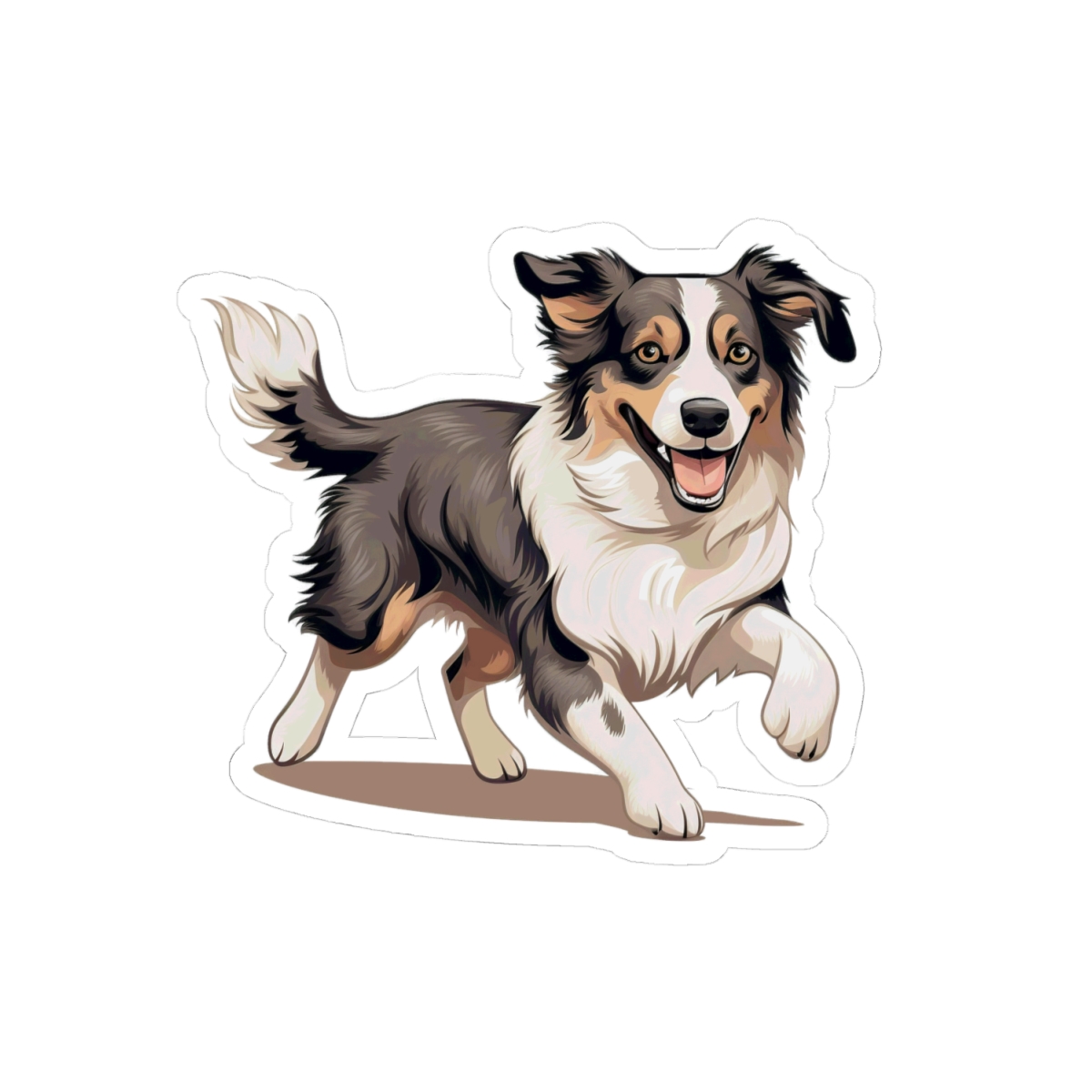 Playful Puppers Australian Shepherd - Sticker