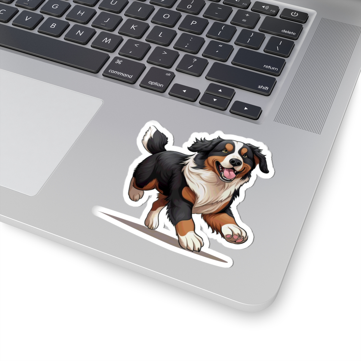 Playful Puppers Bernese Mountain Dog - Sticker - context