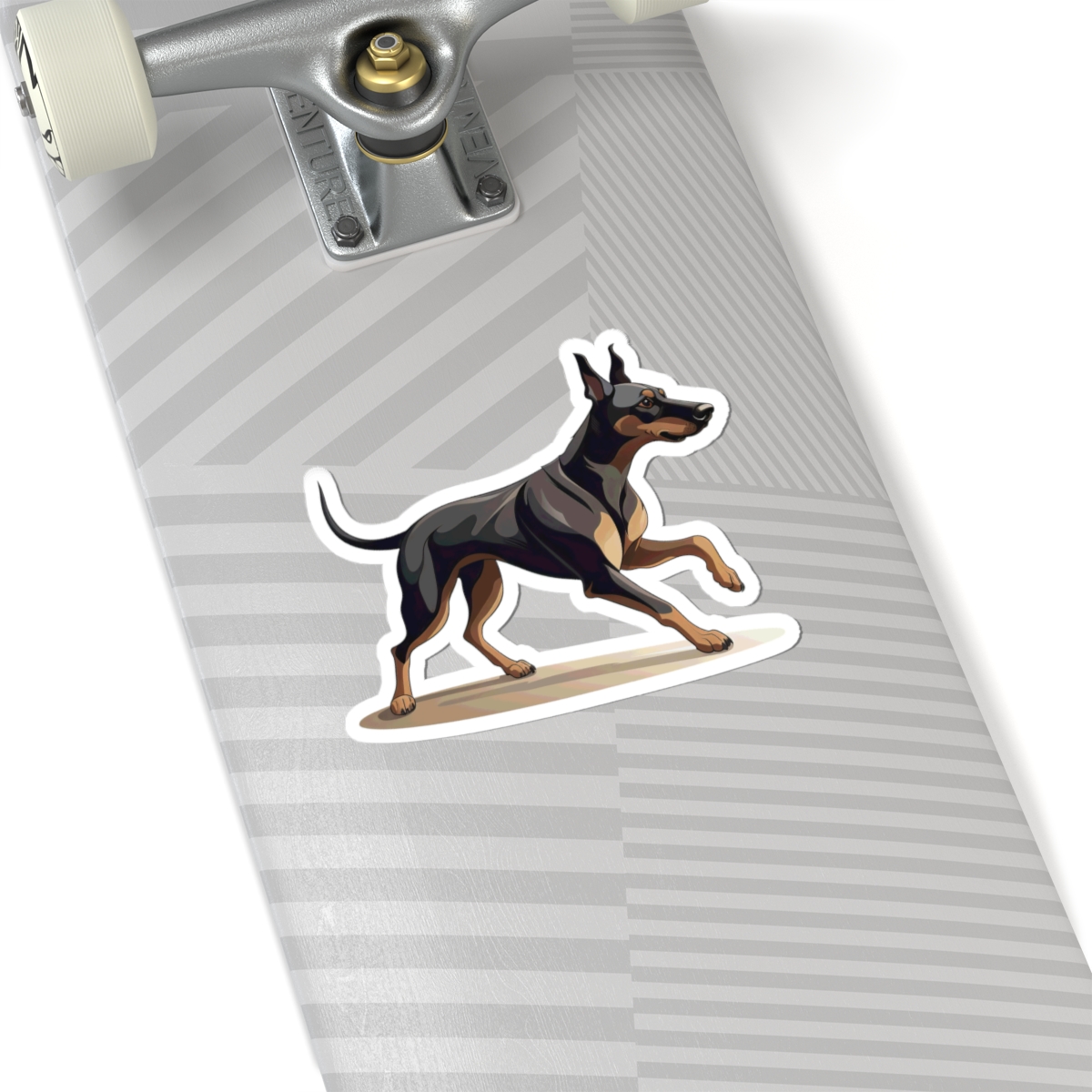 Playful Puppers Doberman - Sticker - context