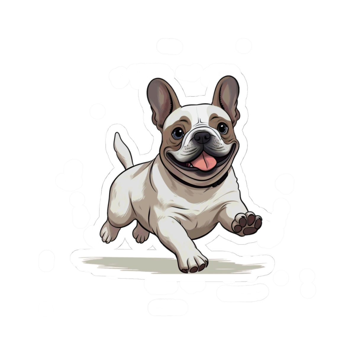 Playful Puppers French Bulldog - Sticker