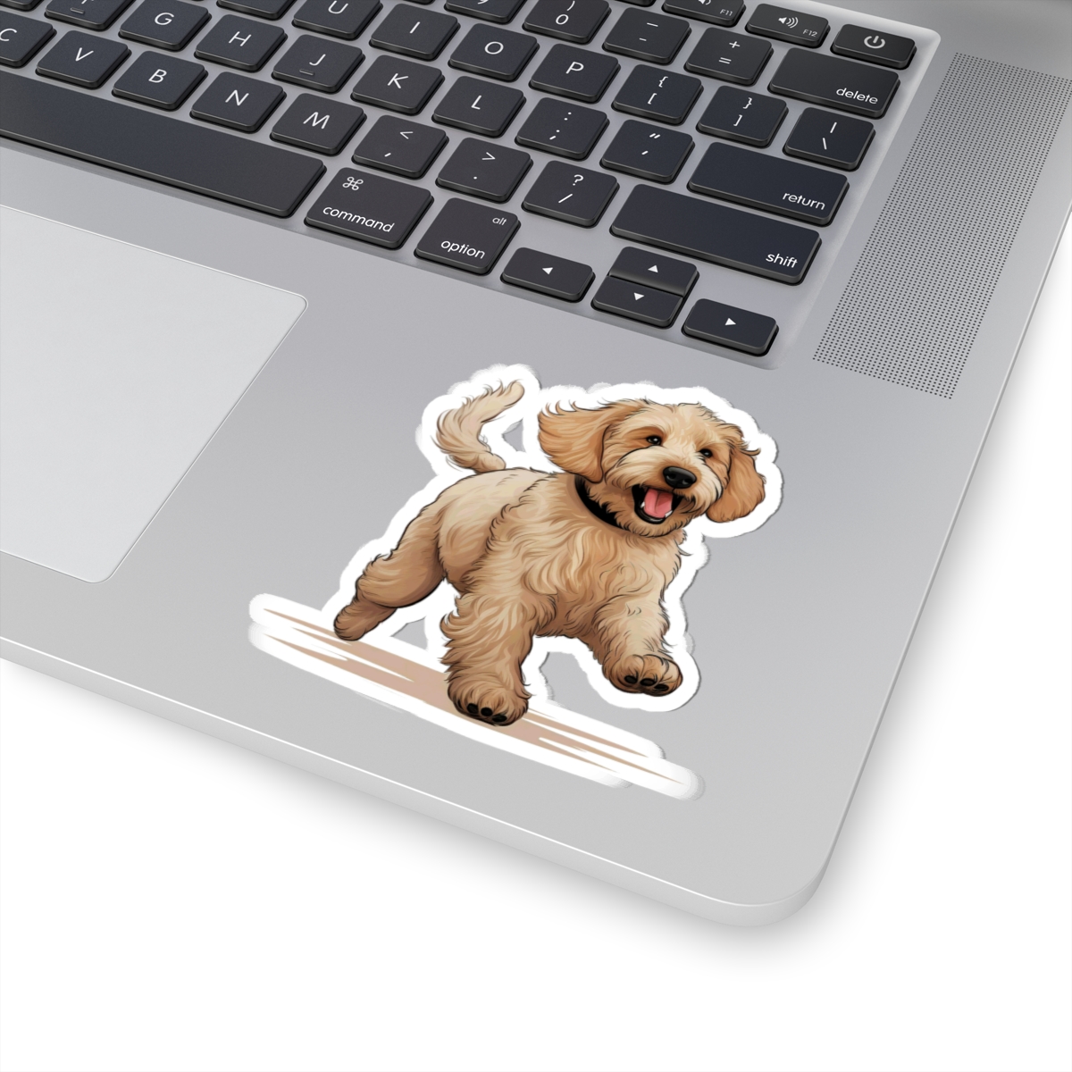 Playful Puppers Goldendoodle - Sticker - context