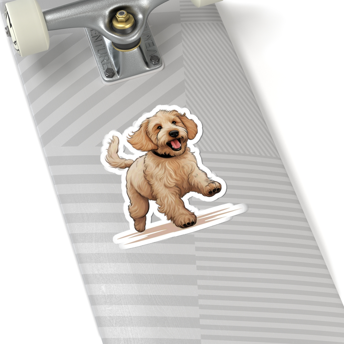 Playful Puppers Goldendoodle - Sticker - context