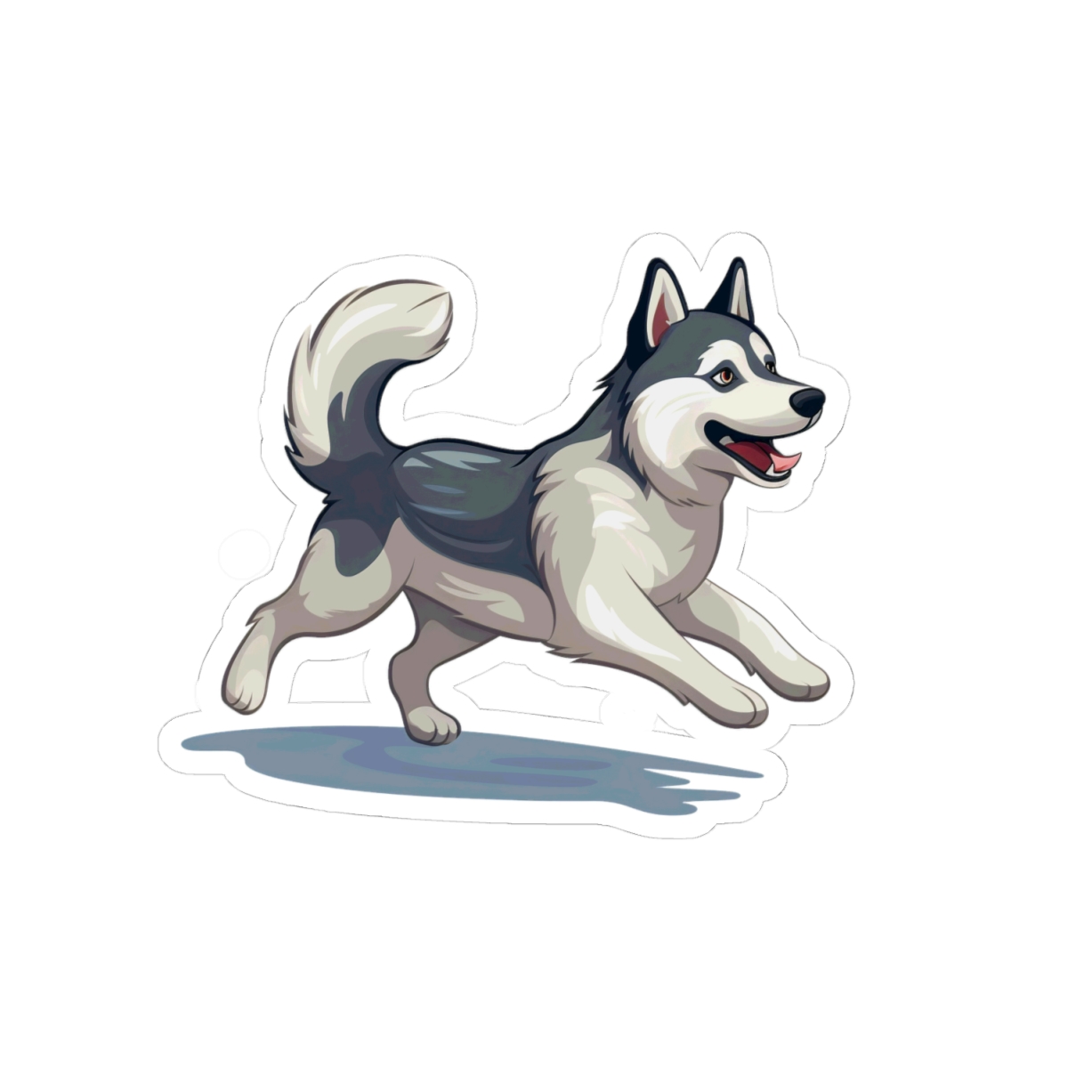 Playful Puppers Husky - Sticker