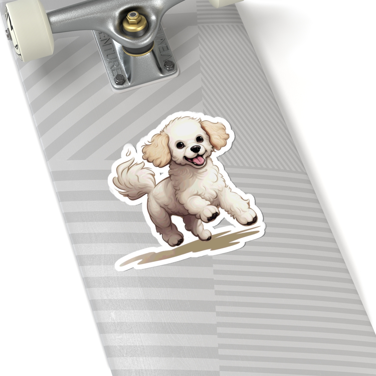 Playful Puppers Poodle - Sticker - context