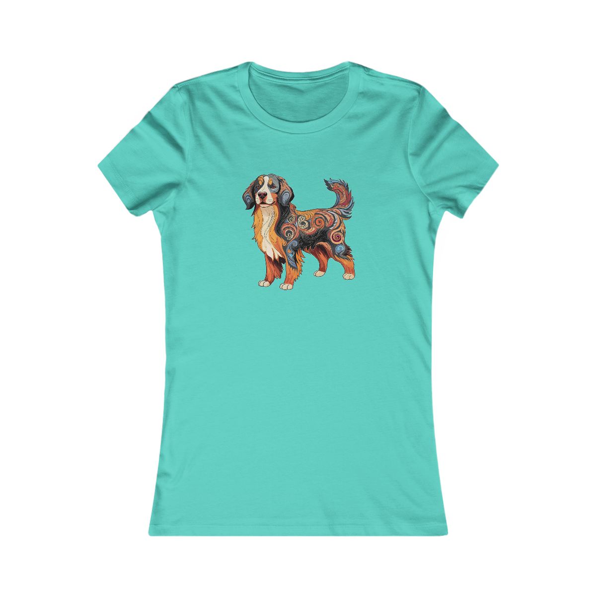 Art Nouveau Bernese Mountain Dog - Women's Tee