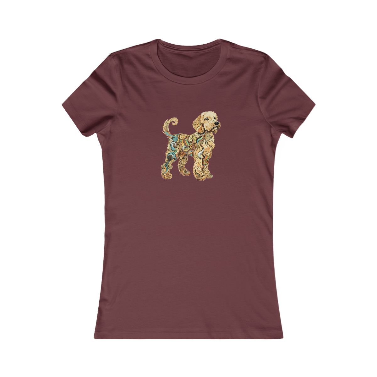 Art Nouveau Goldendoodle - Women's Tee
